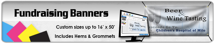 Fundraising Banners - Order Custom Banners Online
