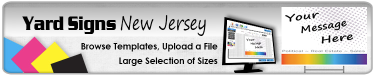 Advertising Yard Signs New Jersey- Order Online