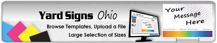 Advertising Yard Signs Ohio- Order Online