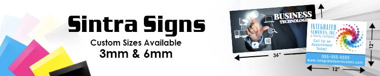 Sintra Signs - Custom Sign Sizes | Signline.com